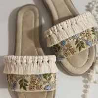 صندل مکرومه|کیف، کفش، کمربند|رفسنجان, |دیوار