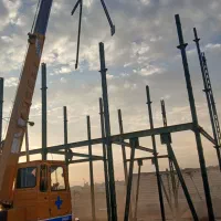 اسکلت فلزی،شیروانی ،خرپا