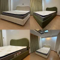 تخت و سرویس خواب دونفره و تکنفره شرکتی اورجینال|تخت و سرویس خواب|پرند, فاز ۳|دیوار