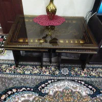 میز جلو مبلی همراه عسلی