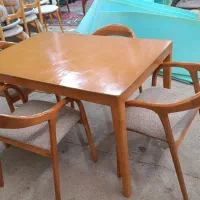 میز ناهار خوری ۴ نفره چوب راش|میز و صندلی غذاخوری|شهرکرد, |دیوار