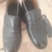 کفش چرم مشکی سایز ۴۰