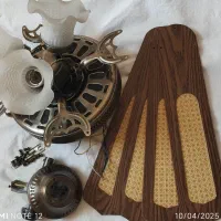 پنکه سقفی تزیینی با لوستر