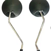 فروش معاوضه آینه موتورسیکلت فابریکی گرد مشکی|قطعات یدکی و لوازم جانبی|شیراز, شهرک ترکان|دیوار