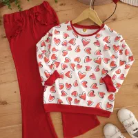 ست سه تیکه پاپیونی و قلبی یلدا با تل سر|کفش و لباس بچه|قم, بنیاد|دیوار