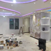 نقاشی ساختمان رنگ آمیزی