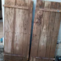 درب چوبی نوستالژی|کلکسیون اشیاء عتیقه|نیشابور, کلاغان|دیوار