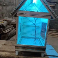 قفس چوبی طوطی سانان وسگ و گربه.لانه انواع پرنده