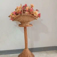 سبد و پایه حصیری|صنایع دستی و سایر لوازم تزئینی|کرمانشاه, |دیوار