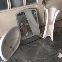 روشویی و آینه ست