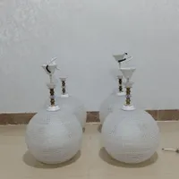 چهار عدد لامپ و دور لامپی|لوستر و چراغ آویز|بهبهان, |دیوار