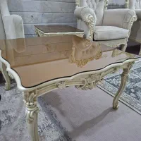 مبلمان سلطنتی استیل ۷ نفره در حد نو|مبلمان خانگی و میز عسلی|قم, زنبیل آباد|دیوار