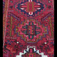 فرش کناره دستبافت هریس کارکرده