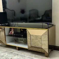 میز تی وی اینه ای برنز شیک