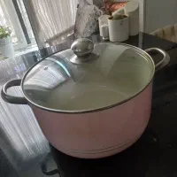 قابلمه سایزبزرگ تفلون۳۰سانت عرض ارتفاع۱۵سانت