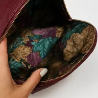 کیف رسمی اداری زنانه چرم طبیعی با آستر طرح پاییزی|کیف، کفش، کمربند|تهران, نجات اللهی|دیوار