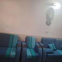 مبل ۷نفره رنگ آبی کاربنی