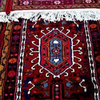 یک جفت فرش کناره دستبافت تازه دپرداخت شده|فرش|میانه, |دیوار