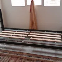 تخت یک نفره فلزی|تخت و سرویس خواب|تهران, سهروردی|دیوار