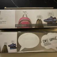 دو بسته سه‌تایی هنگر فلزی لباس ، شیک و کاملا نو