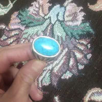 انگشتر عقیق قرمز شجر فیروزه|جواهرات|زاهدان, |دیوار