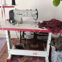 چرخ خیاطی صنعتی همراه با سردوز خانگی