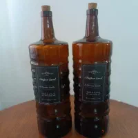 بطری شیشه ی چوب پنبهای