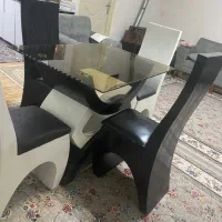 میز غذا خوردی چهار نفره|میز و صندلی غذاخوری|فردوسیه, |دیوار