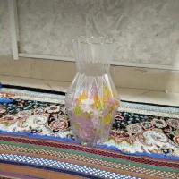 گلدان شیشه ای وگل مصنوعی|گل مصنوعی|رشت, فلسطین|دیوار