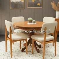 سینوریا کَلِستو میز ناهار خوری کم‌جا گرد اقتصادی