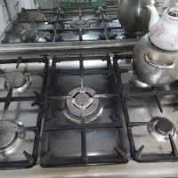 گازپنج شعله فردار تمام استیل جواهریان|اجاق گاز و لوازم برقی پخت‌وپز|تهران, فرزانه|دیوار