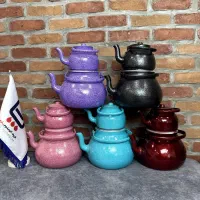 کتری قوری روحی رنگی چکشی