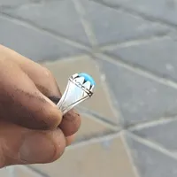 انگشتر نقره فیروزع