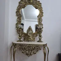 آینه و شمعدان و ساعت