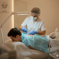 رفع جوش و پاکسازی تخصصی کمر آقایان