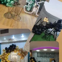 ریسه بادکنک اجاره استند  دکورتولد بادکنکارایی|خدمات پذیرایی، مراسم|اصفهان, قائمیه|دیوار