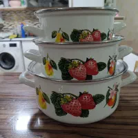 سه عدد قابلمه لعابی تمیز