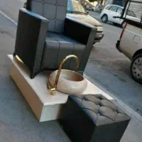 صندلی پدیکور مشکی اسپرت
