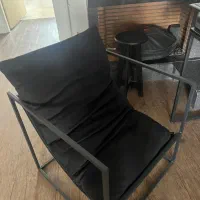صندلی راحتی مینیمال مدرن فلزی
