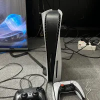 کنسول ps5 دیسک خور با بازی و دو دسته