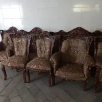 مبل ۹ نفره با میز جلو مبلی و ۲تا عسلی|مبلمان خانگی و میز عسلی|حمیدیا, |دیوار