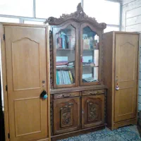 محصولات چوبی مرغوب|کتابخانه، شلف، قفسه‌های دیواری|خمینی‌شهر, |دیوار