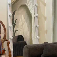 آینه چراغدار در حد نو