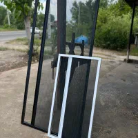 پنجره دوجداره upvc* توری پلیسه اقتصادی تحویل فوری