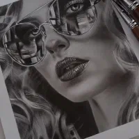 طراحی سیاهقلم/سیاه قلم