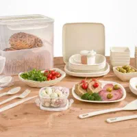 سرویس غدا خوری لیمون پلاستیکی