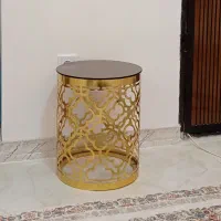 میز آینه ای طلایی