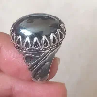 انگشتر نقره حدید