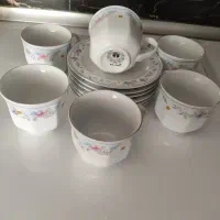 فنجان ونعلبکی چینی قدیمی اصلی