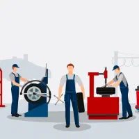 تعمیرات لاستیک درآر،بالانس و انواع جک های بالابر